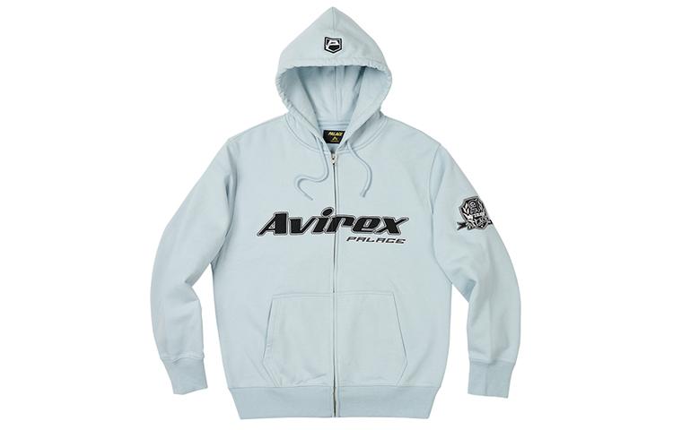 PALACE Palace x AVIREX FW23 ZIP HOOD Logo