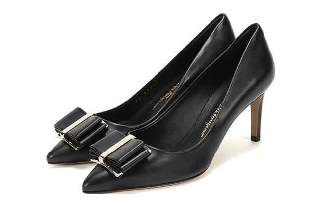 Ferragamo Zeri 70 Double Bow Pump