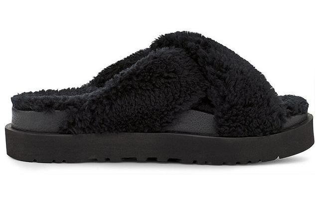 UGG Fuzz Sugar Cross Slide