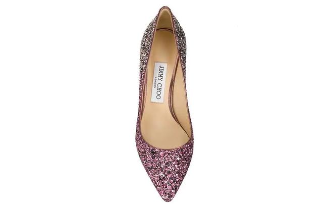 Jimmy Choo Romy 85 Glitter Pumps