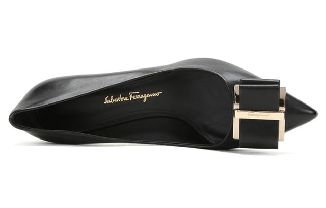 Ferragamo Zeri 70 Double Bow Pump