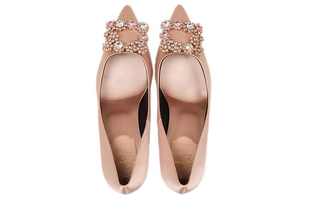 Roger Vivier Flower Strass 6.5cm