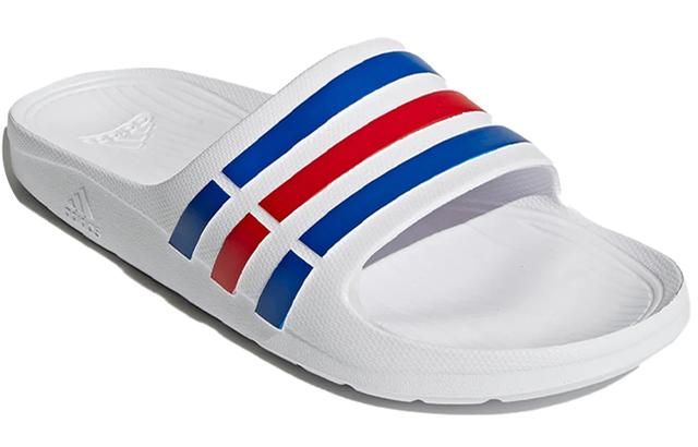 adidas Duramo Sl Slide White Blue Red