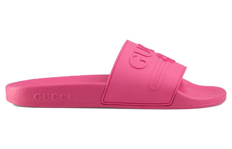 GUCCI Rubber Slide Logo