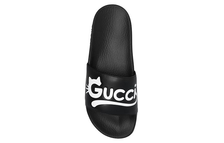 GUCCI White Pursuit Slides