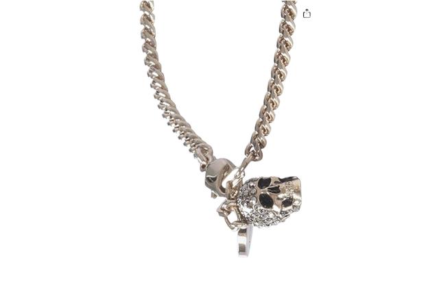 Alexander McQueen Pave Skull