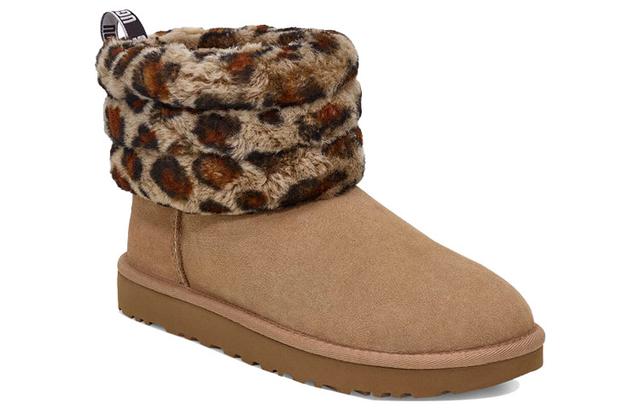 UGG Fluff Mini Quilted Leopard