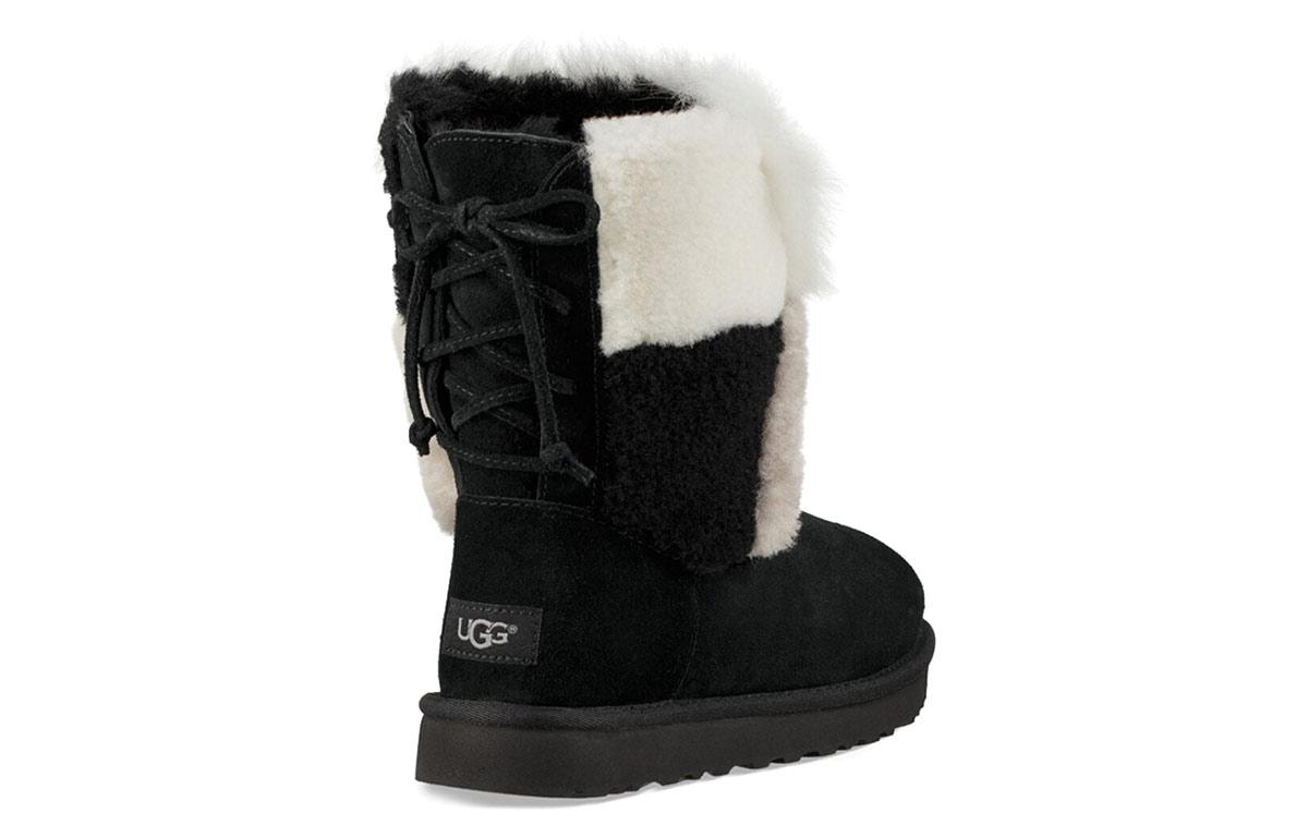 UGG Classic Short Patchwork Fluff