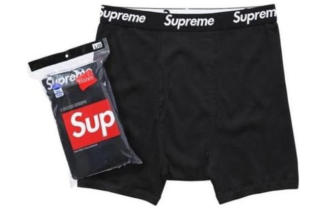 Supreme FW23 WEEK1 x Hanes FW23 BOXER BRIEFS (4 PACK) Logo 4