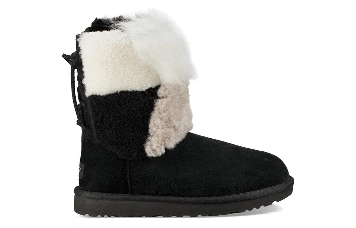 UGG Classic Short Patchwork Fluff