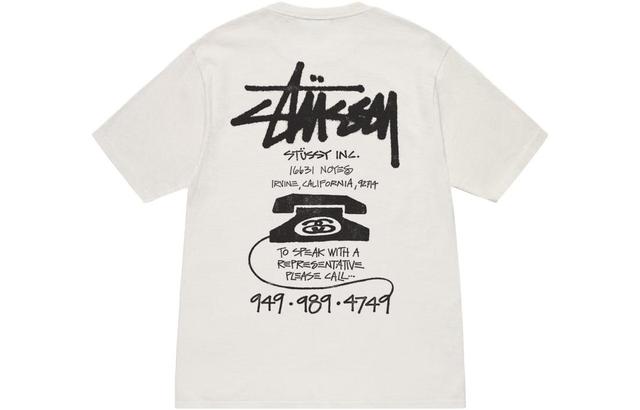 Stussy FW23 OLD PHONE TEE PIGMENT DYED T