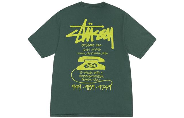 Stussy FW23 OLD PHONE TEE PIGMENT DYED T