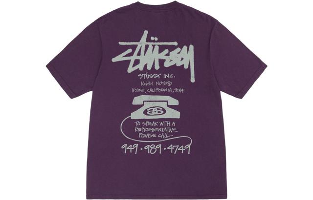 Stussy FW23 OLD PHONE TEE PIGMENT DYED T