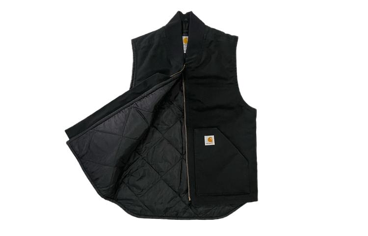 Carhartt V01 FIRM DUCK INSULATED RIB COLLAR VEST RELAXED FIT