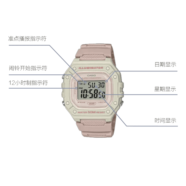 CASIO YOUTH W-218HC-4A2V