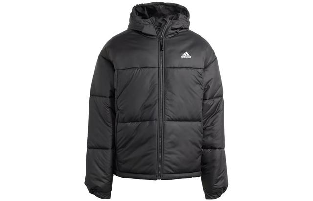 adidas Bsc 3-Stripes Puffy Hooded Jacket Logo