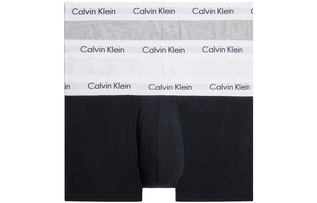 Calvin Klein 3 Pack Low Rise Trunks - Cotton Stretch 3