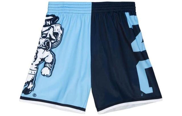 Mitchell Ness Big Face Fashion Shorts 5.0 University Of North Carolina