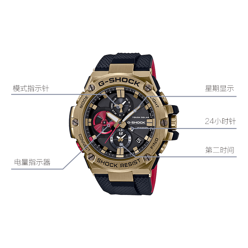 G-SHOCK GST-B100RH-1APR