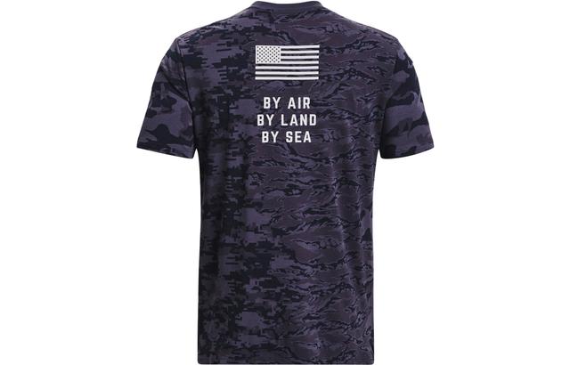 Under Armour Project Rock Veterans Day Show Camo T Shirt T