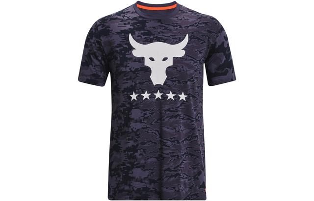 Under Armour Project Rock Veterans Day Show Camo T Shirt T