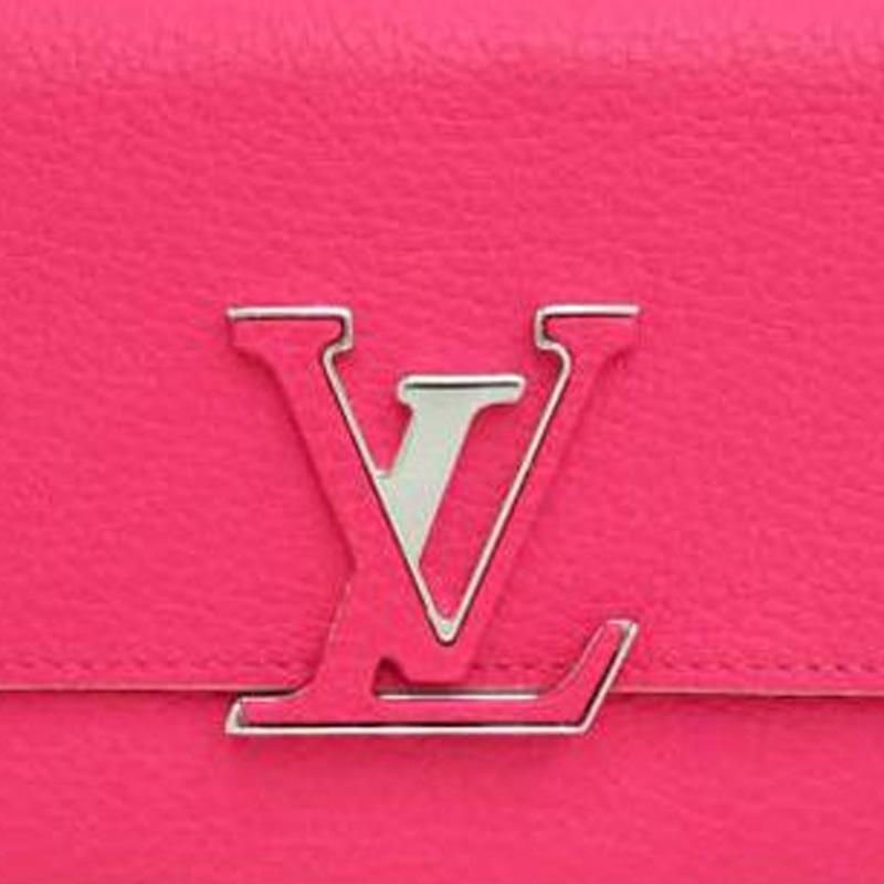 LOUIS VUITTON Capucines Logo