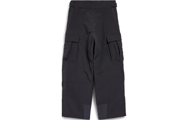 Balenciaga Pantaloni Ski Cargo 3B Sports Icon in ripstop tecnico nero