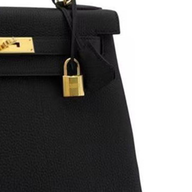 HERMES Kelly 28 Togo Noir