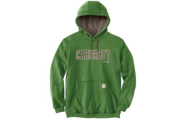 Carhartt 105494 Midweight Felt Logo Graphic Sweatshirt Logo Loose Fit