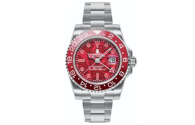 A BATHING APE 100 41mm 1J70-187-009-RED