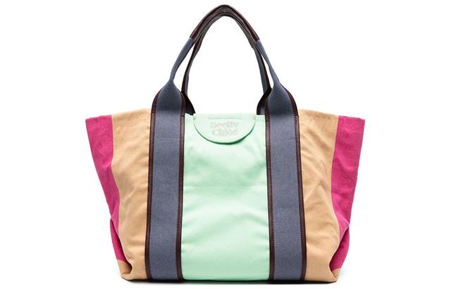 See By Chloe Laetizia Logo Tote