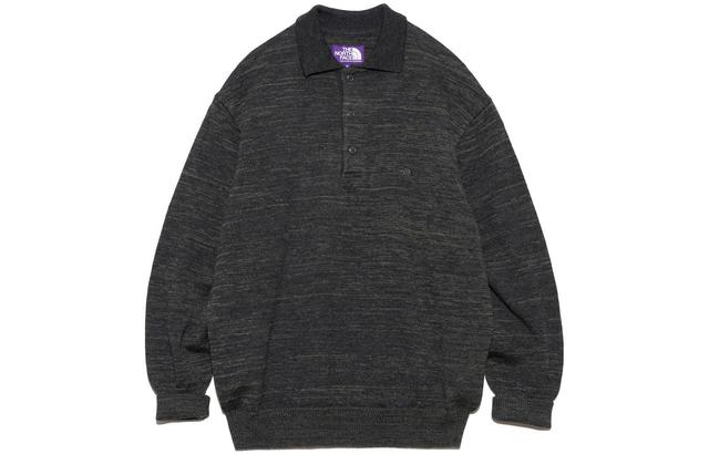 THE NORTH FACE PURPLE LABEL Merino Field Striped Polo Sweater Polo