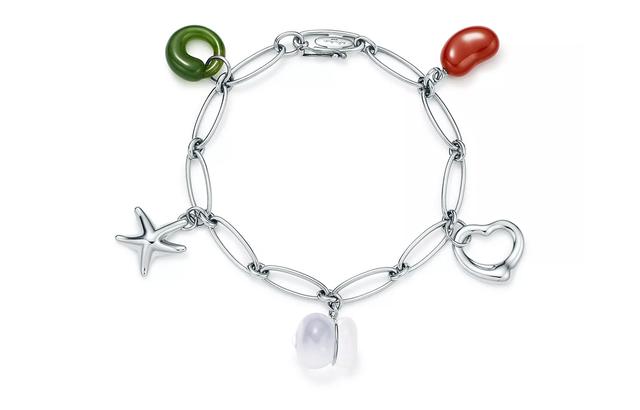 TIFFANY CO. Elsa Peretti five-charm bracelet