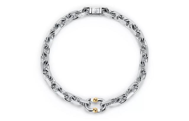 TIFFANY CO. 1837 Makers narrow chain bracelet