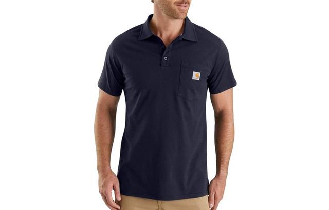 Carhartt 103569 CARHARTT FORCE MIDWEIGHT SHORT-SLEEVE POCKET POLO Polo RELAXED FIT