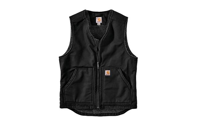 Carhartt 104394 WASHED DUCK SHERPA-LINED VEST RELAXED FIT