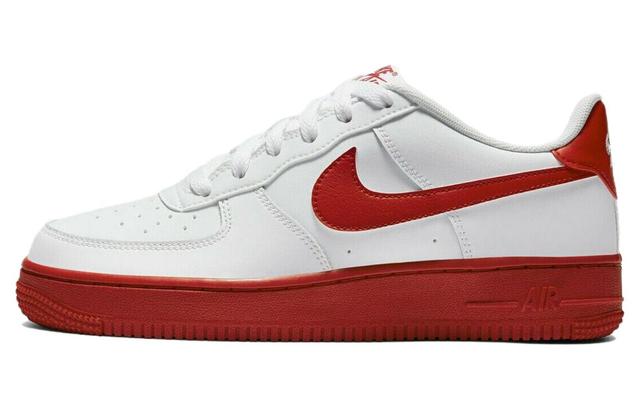 Nike Air Force 1 Low White Red Sole (GS)