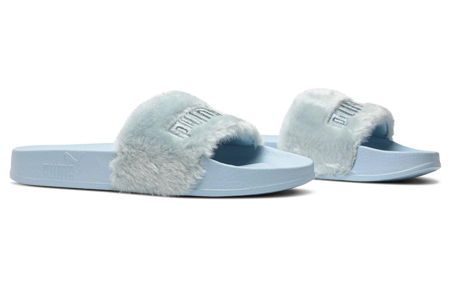 PUMA Rihanna Fenty Fur Slide Cool Blue