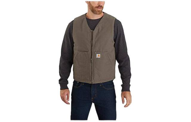 Carhartt 104394 WASHED DUCK SHERPA-LINED VEST RELAXED FIT