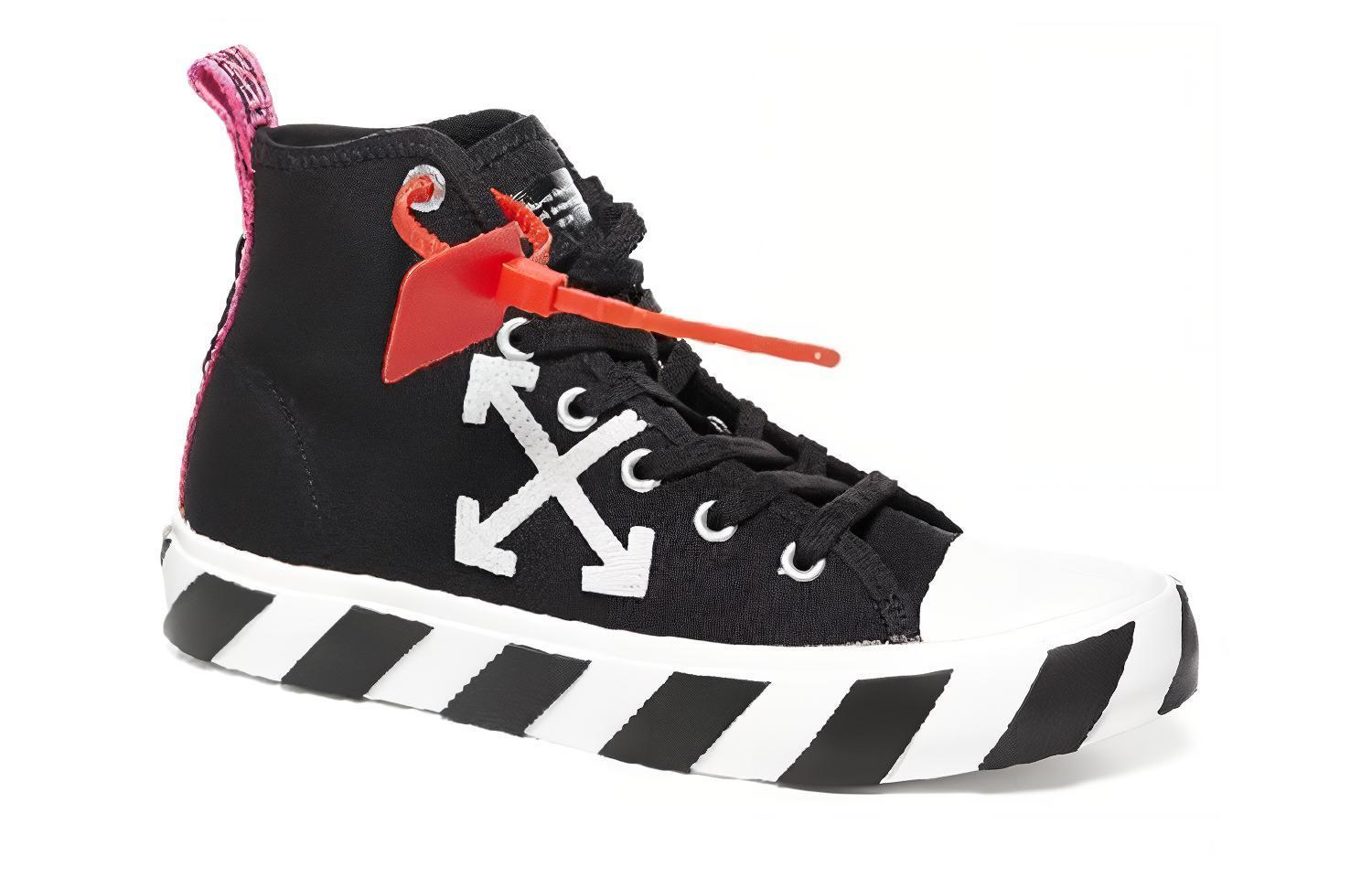 OFF-WHITE Arrow Canvas Mid Top