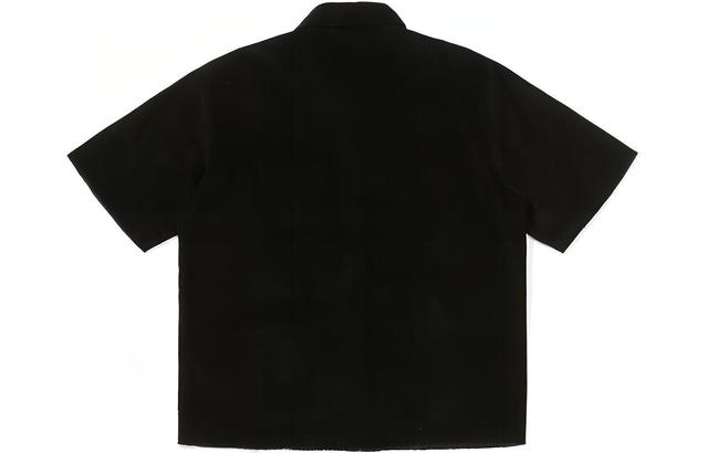 Drew House Corduroy Ss Shirt Black logo
