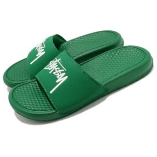 Stussy x Nike Benassi Pine Green