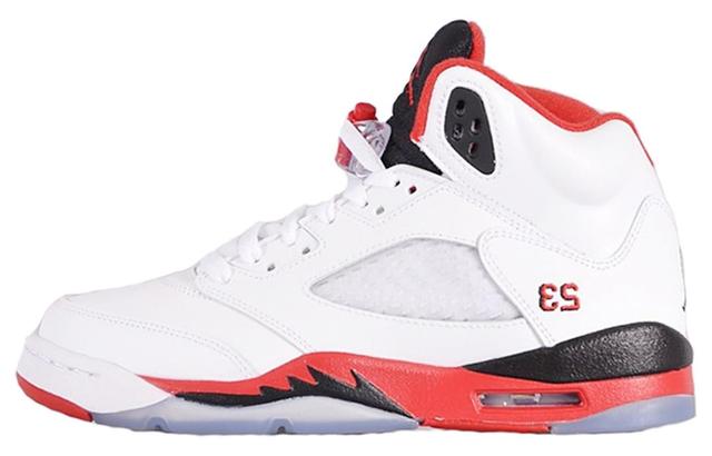 Jordan Air Jordan 5 Retro Fire Red Black Tongue GS 2013