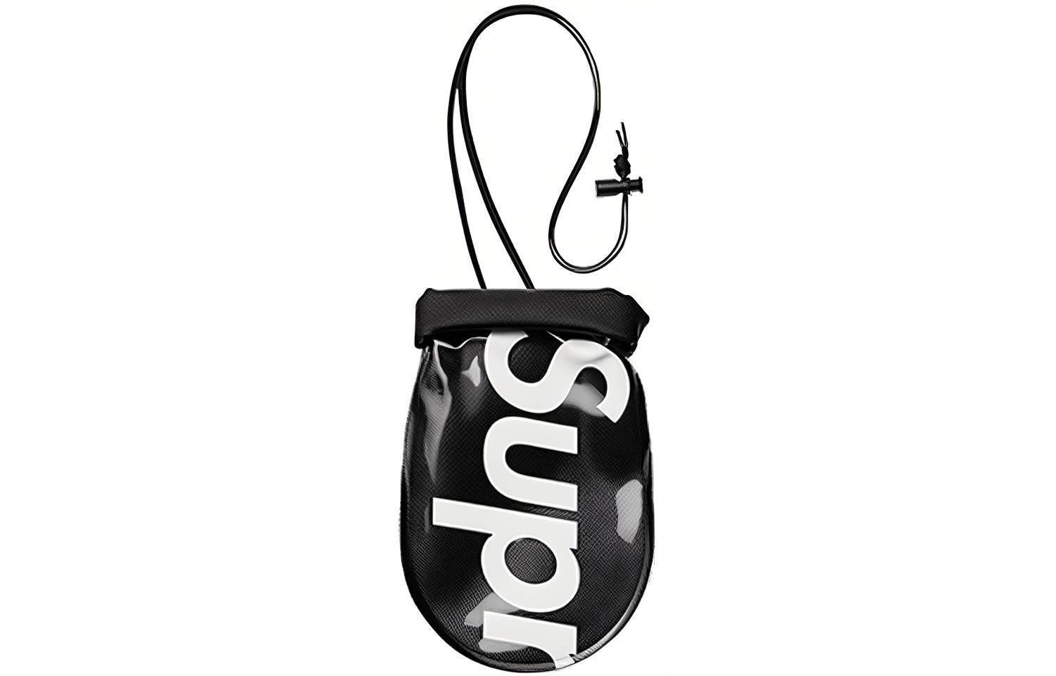 Supreme SS18 SealLine See Pouch Black PVC