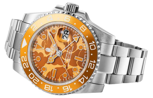 A BATHING APE 100 41mm 1J70-187-009-ORANGE