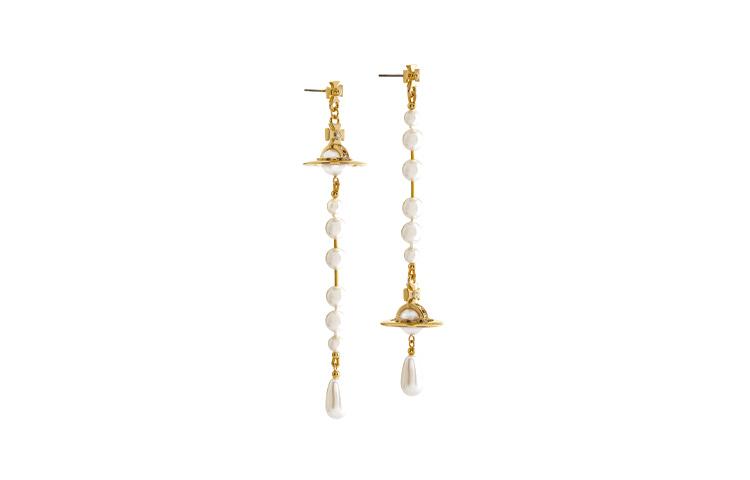 Vivienne Westwood Broken Pearl Earrings