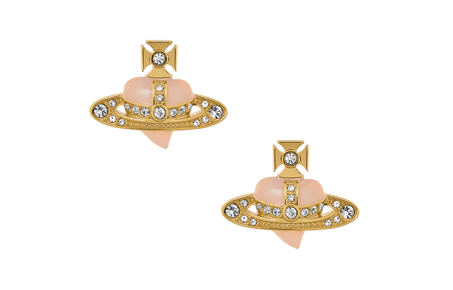 Vivienne Westwood New Diamante Earrings logo