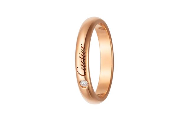 CARTIER C de Cartier logo 18K 3mm