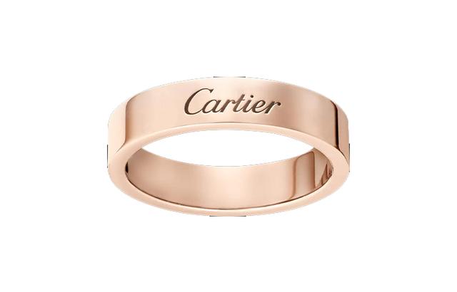 Cartier C DE CARTIER Logo 18K 4mm