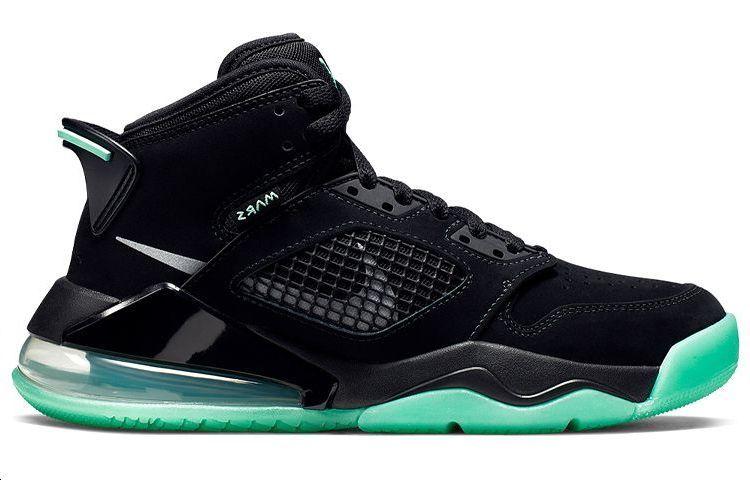 Jordan Mars 270 Black Green Glow GS